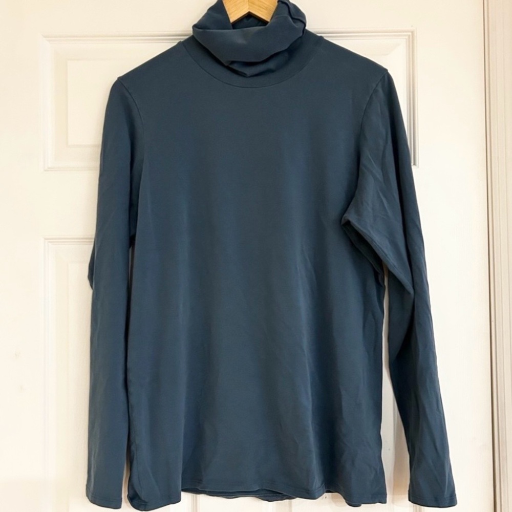 PERUVIAN CONNECTION Blue Turtleneck - image 2